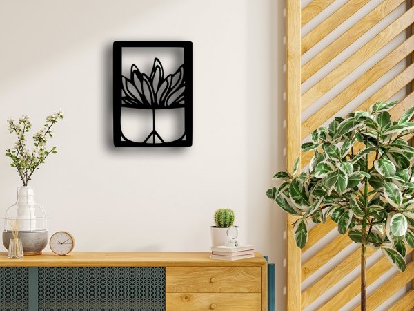 Dekoracja ścienna z motywem kaktusa Haworthia Pentagona West Jogoo - Haworsja