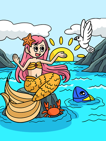 Barwne marzenia - drewniane kolorowanki z magnesem (różne wzory)