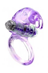 Pierścień-Rabbit Vibro CockRing Purple