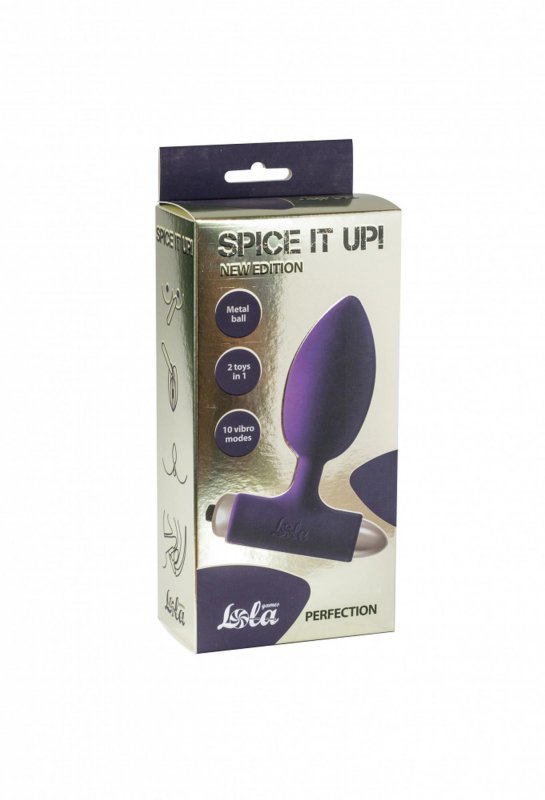 Vibrating Anal Plug Spice it up New Edition Perfection Ultraviolet