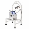 Coding station with radial printhead adjustment mechanism