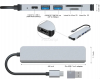 Hub 6w1 USB-C HDMI 4K30hz USB C USB3.0 USB2.0 + SD/TF