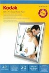 PAPIER FOTOGRAFICZNY BŁYSZCZĄCY HIGH GLOSS KODAK ULTRA PREMIUM PHOTO PAPER 10X15 270G 20 ARK