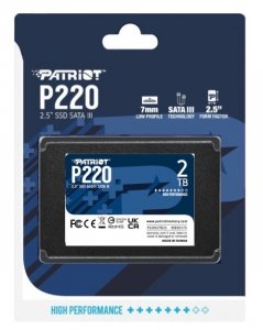 SSD PATRIOT P220 2TB SATA3 2,5 P220S2TB25
