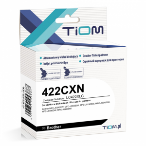 Tusz Tiom do Brother 422CXN | LC422XLC | 1500 str. | 19ml | cyan