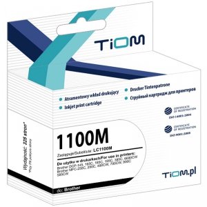 Tusz Tiom do Brother 1100M | LC1100M | 325 str. | magenta