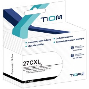Tusz Tiom do Epson 27CXL | C13T27124012 | 1100 str. | cyan