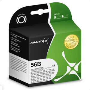 Tusz Asarto do HP 56B | C6656AE | 655 str. | black