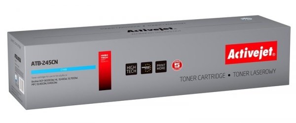 Toner Activejet ATB-245CN (zamiennik Brother TN-245C; Supreme; 2200 stron; niebieski)