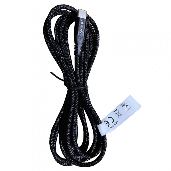 Kabel USB-C szybkie ładowanie | 1m | PD60W 2x USB-C | mocny oplot