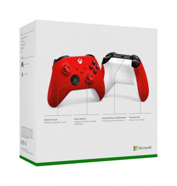Microsoft Xbox Series Kontroler - Pulsujący czerwony
