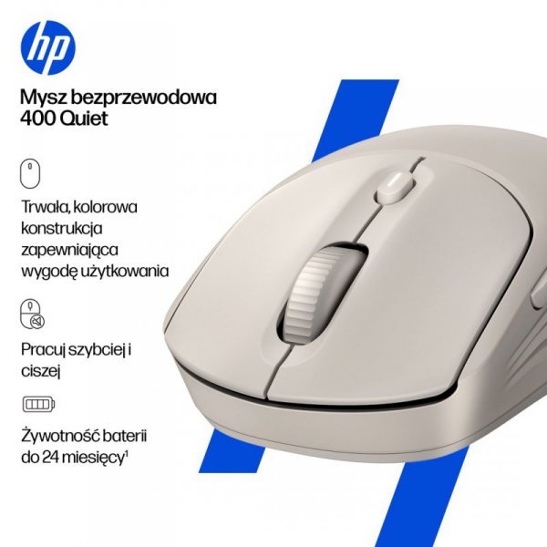 Mysz HP 400 Quiet Pink Wireless Mouse bezprzewodowa różowa AZ7B5AA