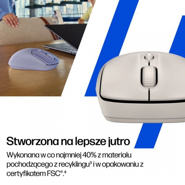 Mysz HP 400 Quiet Purple Wireless Mouse bezprzewodowa fioletowa AZ7B7AA