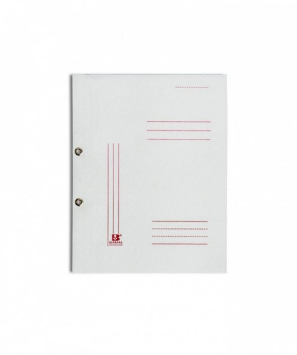 50x skoroszyt tekturowy oczkowy A4 1/1 250G Barbara