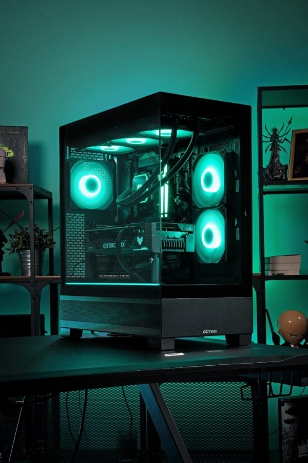 Komputer gamingowy Actina View 9900X 32GB 2TB RTX5090 1000W no OS