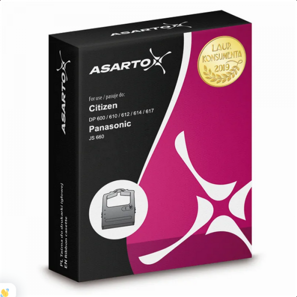 Taśma Asarto do Citizen DP600 | black
