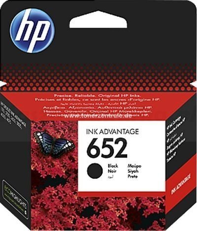 Tusz HP 652 F6V25AE oryginalny black