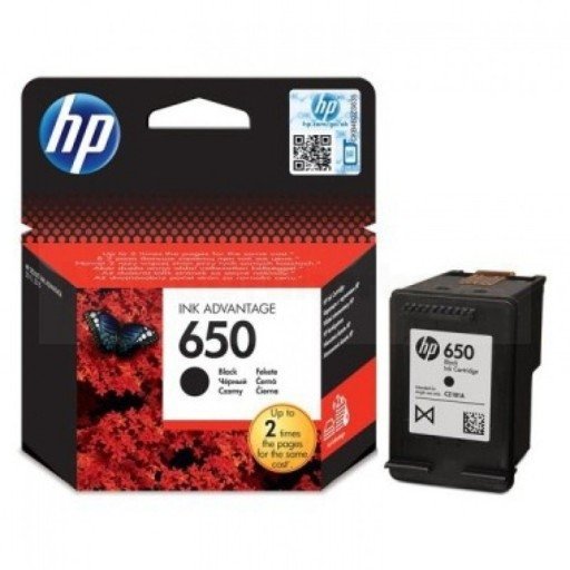 Tusz oryginalny HP 650 black