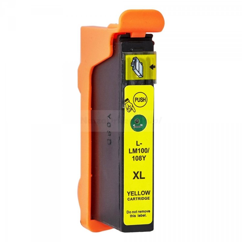 Tusz Leksmark 100XL zamiennik yellow
