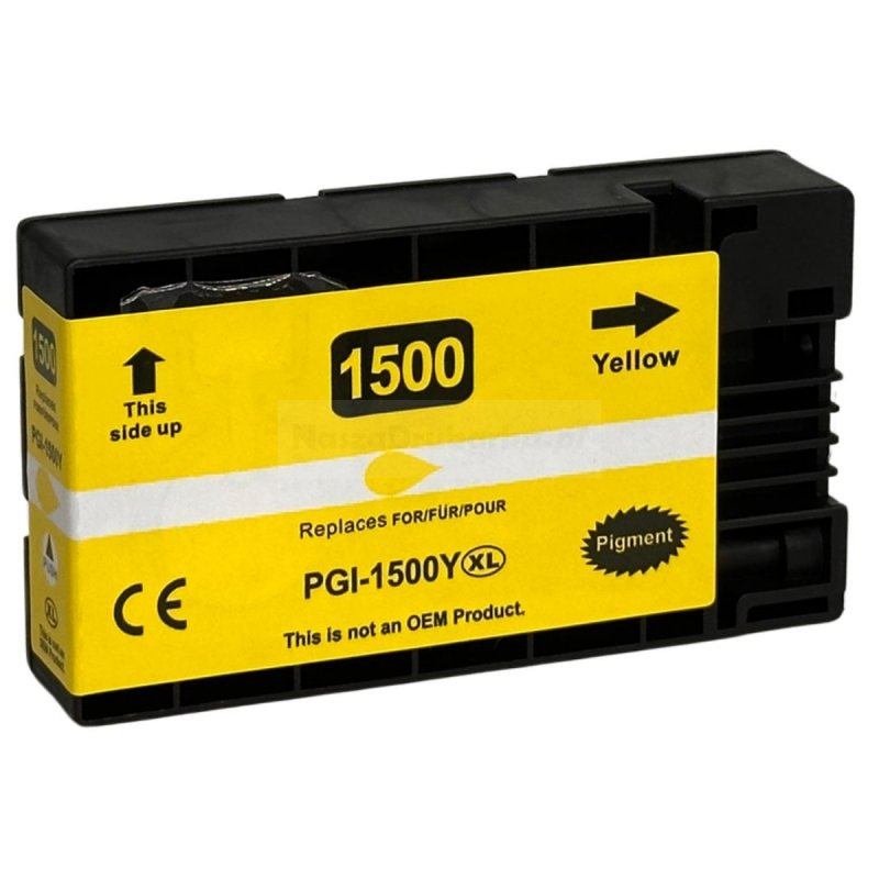 Tusz Canon PGI-1500Y zamiennik żółty XL