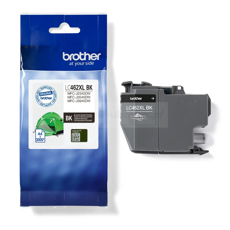 Tusz Brother LC462XLBK oryginalny black XL