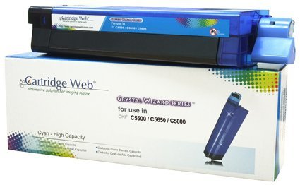 Toner Cartridge Web Cyan OKI C5650 zamiennik 43872307