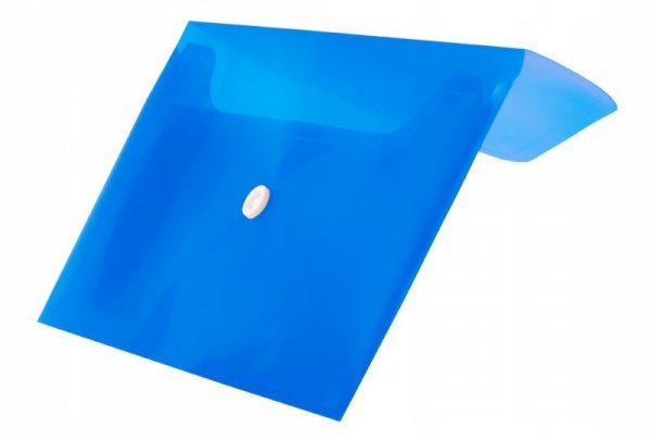 Koperta PP na zatrzask DL niebieska (12 szt.) BT612-N TETIS