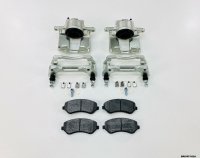 2 x Front Brake Caliper & Pads for Chrysler Voyager RT 2008-2016 BRK/RT/022A 