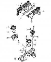 Uszczelka zaworu EGR 68027589AA Liberty 08-10 2.8 crd 