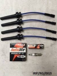 4 x IRIDIUM Spark Plug & Cables for Chrysler Voyager 2.4L 2001-2007 IRP/RG/002I 
