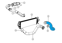 SILIKONOWA Rura tubro ssący 55038006AC Grand Cherokee 