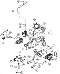 Uszczelka zaworu EGR 68027590AA Nitro 07-09 2.8 crd 
