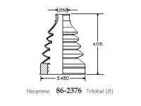 OSŁONA PRZEGUBU - WEWNĘTRZNEGO   86-2376 