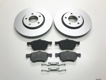 Front Brake Discs & brake Pads for Chrysler Voyager 2001-2007 302MM BRK/RG/001A