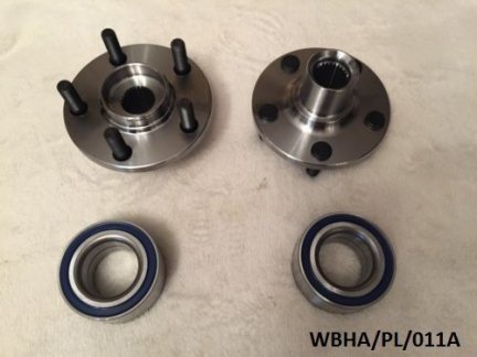 2 x Front Wheel Bearing & Hub Assembly for PT Cruiser 2002-2009 WBHA/PL/011A