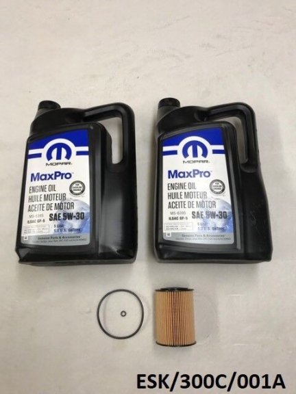 Engine Small Service KIT for Chrysler 300C 3.0CRD 2005-2010 ESK/300C/001A 5W30