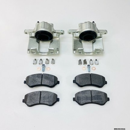 2 x Front Brake Caliper & CERAMIC Pads for Jeep Liberty KK 2008-2012 BRK/KK/004A