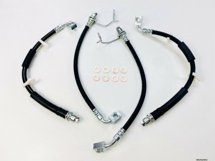 2 x Front & Rear Brake Hose for Dodge Nitro KA 2007-2011 BBH/KA/003A