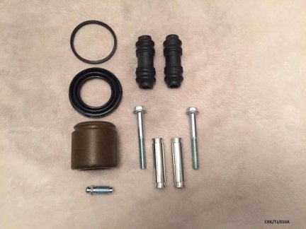 Rear Brake Caliper Complete Repair KIT for Jeep Wrangler 2003-2006 CRK/TJ/010A