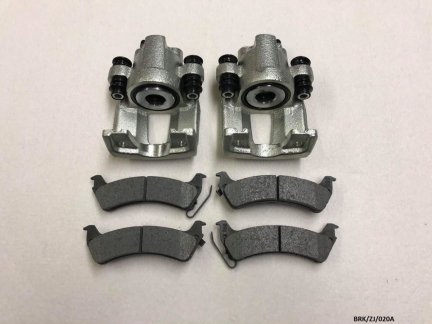 2 x Rear Brake Caliper & Pads for Jeep Grand Cherokee ZJ 1994-1998 BRK/ZJ/020A