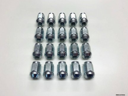 20 x Chrome Wheel Nut for Jeep Wrangler JK 2007-2017 WBHA/JK/006A