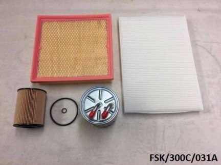 Filters Service KIT for Chrysler 300C 3.0CRD 2011-2012  FSK/300C/031A