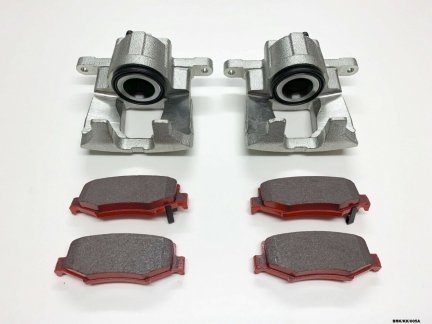 2 x Rear Brake Caliper & brake Pads for Jeep Liberty KK 2008-2012 BRK/KK/005A
