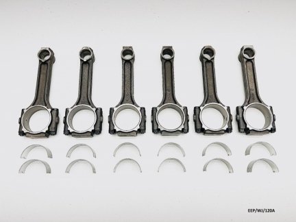 6 x Connecting Rod & Bearings for Jeep Grand Cherokee 4.0L 1993-2004 EEP/WJ/120A