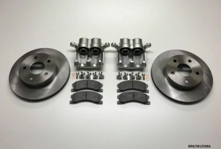 Front Brakes Repair KIT for Jeep Grand Cherokee WJ 1999-2004 AKEBONO BRK/WJ/038A