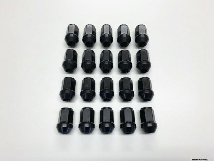 20 x Black Wheel Nut for Jeep Cherokee (Liberty) KJ & KK 2002-2012 WBHA/kk/011A