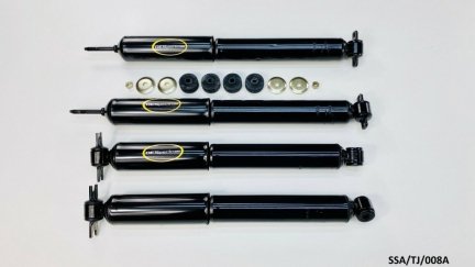 2 x Front & Rear Shock Absorber for Jeep Wrangler TJ 1997-2006 SSA/TJ/008A