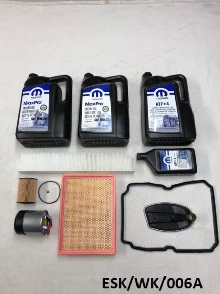 Large Service KIT for Jeep Grand Cherokee WK 3.0CRD 2005-2010 ESK/WK/006A 10W30