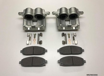 2 x Front Brake Caliper & CERAMIC Pads for Grand Cherokee 2005-2010 BRK/WK/020A