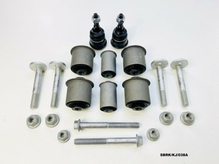 2x Front Lower Arm Repair KIT & Bolts for Jeep Cherokee KJ 2002-2007 SBRK/KJ/038